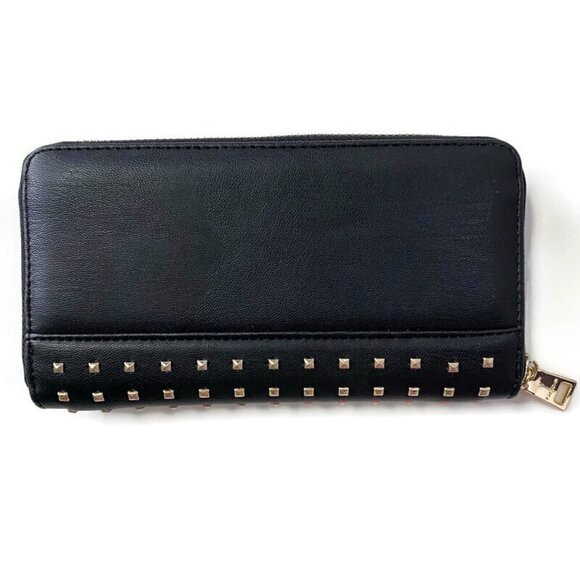 Bebe Black Brooklyn Zip Wallet - Picture 2 of 6